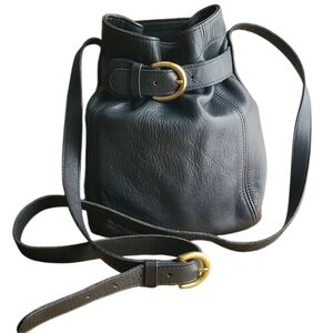 Coach Vintage 90s Soho Leather Crossbody Shoulder Bucket Bag